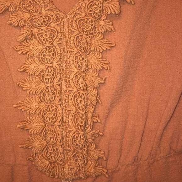 MANGO Burnt Orange Romper - Picture 3 of 3